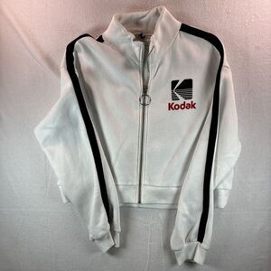 H&M Kodak Cropped Zipped Sweatshirt Size M